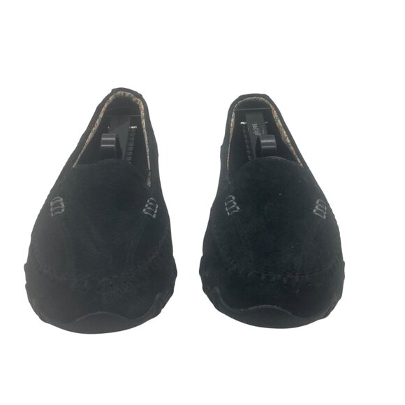 Skechers Relaxed Fit Black Suede Loafers Women Size 7 Memory Foam Comfort - Picture 2 of 8